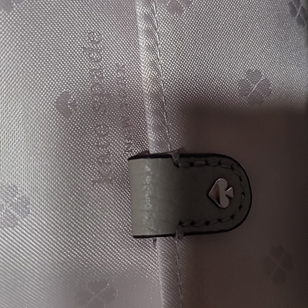 Kate Spade New York Polly Light Grey Backpack Purse Bag ๐ - Picture 14 of 16